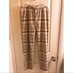 Patterned Fleece PJ Pants {Never been worn!}